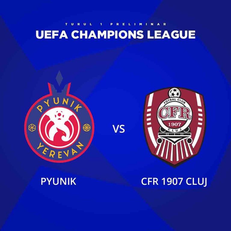 CFR Cluj va întâlni FC Pyunik în primul tur preliminar al Ligii Campionilor