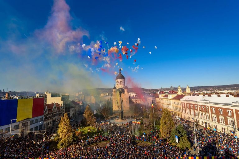 Clujul sărbătorește Ziua Națională a României – Programul evenimentelor de 1 Decembrie la Cluj-Napoca